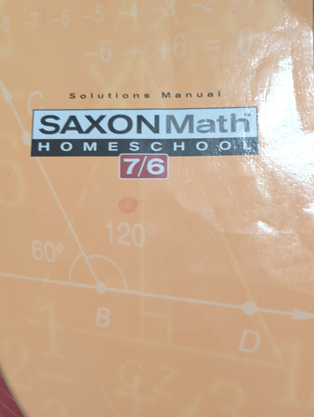 Saxon Math 7/6 Homeschool Solutions Math - Picture 10 of 10